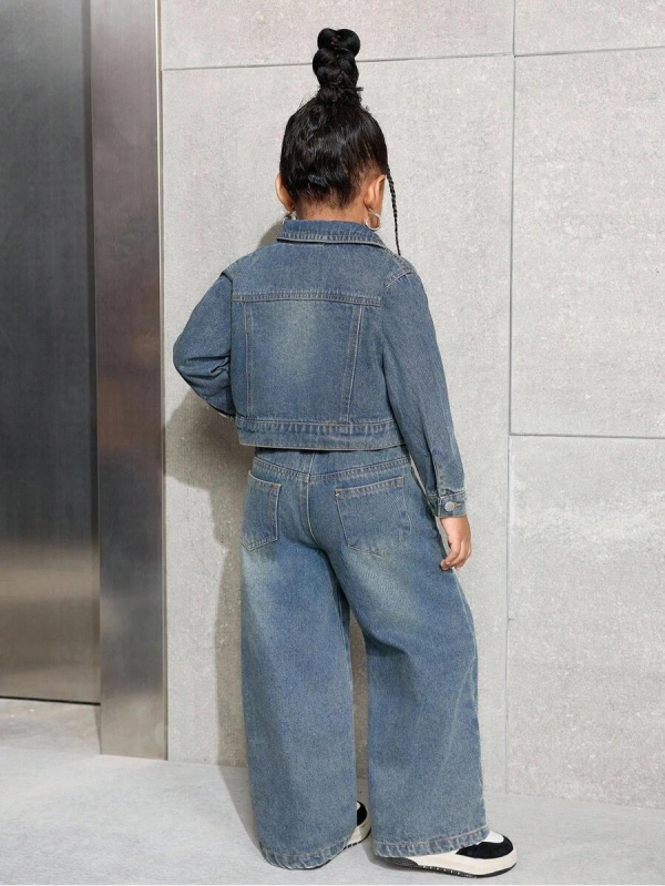 Jachetă pentru copii din bumbac, streetwear, fără glugă, 98% bumbac, pentru vârsta 3–8 ani, toamna 2025