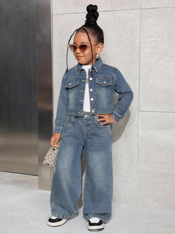 Jachetă pentru copii din bumbac, streetwear, fără glugă, 98% bumbac, pentru vârsta 3–8 ani, toamna 2025