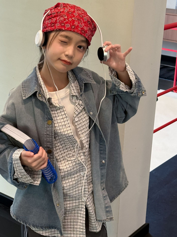 Gyerekeknek szóló pamut-denim ing-jack, koreai stílus, rever gallér, puha feldolgozású anyag, őszi 2025