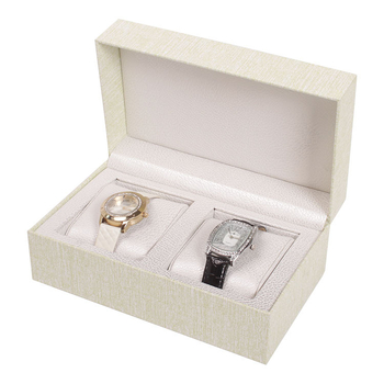 Plastična kutija za satove za dva sata, s preklopnim poklopcem, pakiranje kutije, brend BZ, nakit pakiranje