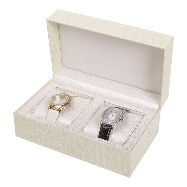 Plastična kutija za satove za dva sata, s preklopnim poklopcem, pakiranje kutije, brend BZ, nakit pakiranje