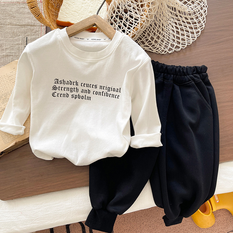 Σετ κοστουμιού αγόρια με denim πουκάμισο, τριών μερών, 95% βαμβάκι, κορεατικό στυλ, για άνοιξη και φθινόπωρο