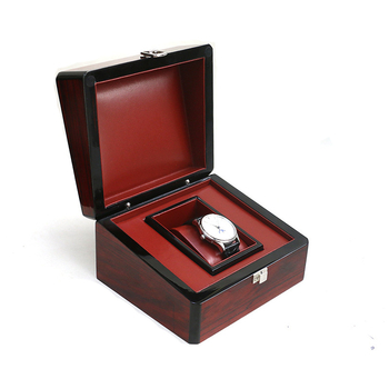 Órát és ékszereket tartó doboz, PU bőr, jelszavas zár, melegnyomott logó