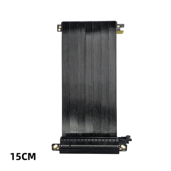 PCIe 5.0 x16 GPU bővítőkábel ITX házhoz – adapter, Gen5, 20 cm