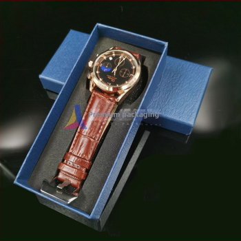 Cutie pentru ceas AO02, model Leni; carton de 800 g; ambalare multistrat; pentru cadouri și ambalare bijuterii