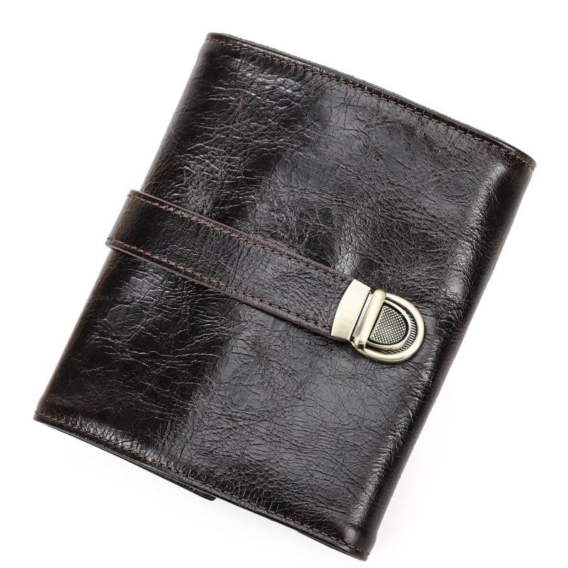 Carcasă de depozitare pentru patru ceasuri din piele de vițel de primă calitate, cu cataramă pliabilă – cutie portabilă pentru ceas de buzunar, imprimare logo, etichetă privată personalizabilă