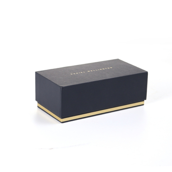 Cutie pentru ceas cu capac, ambalaj din hârtie/carton cu atingere velur, ambalaj pentru bijuterii