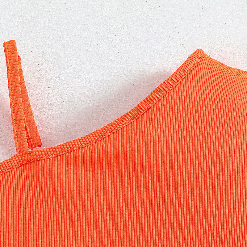 Detský dvodielny komplet pre dievčatá, kórejský štýl, leto, top s odhaleným ramenom a krátkymi rukávmi, sukňový komplet, 3–8 rokov