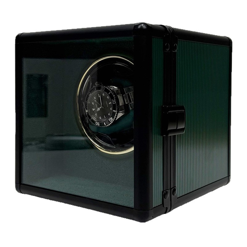 Cutie pentru învârtire a ceasurilor mecanice (MDF+PU; făcută manual; model 922c; ambalaj de afișaj)