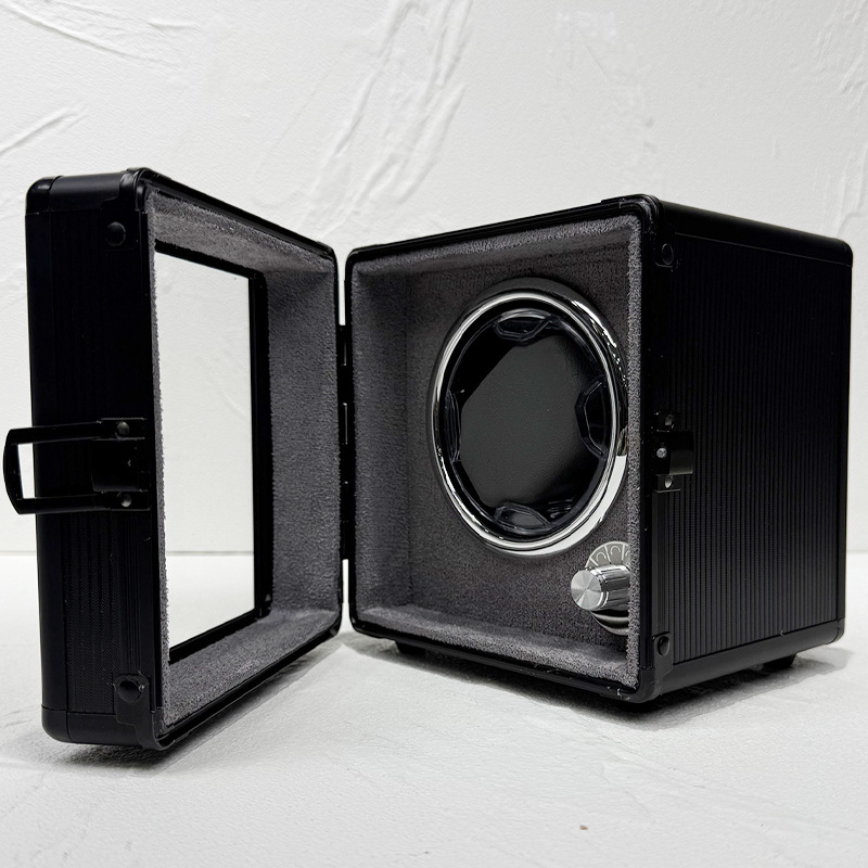 Cutie pentru învârtire a ceasurilor mecanice (MDF+PU; făcută manual; model 922c; ambalaj de afișaj)