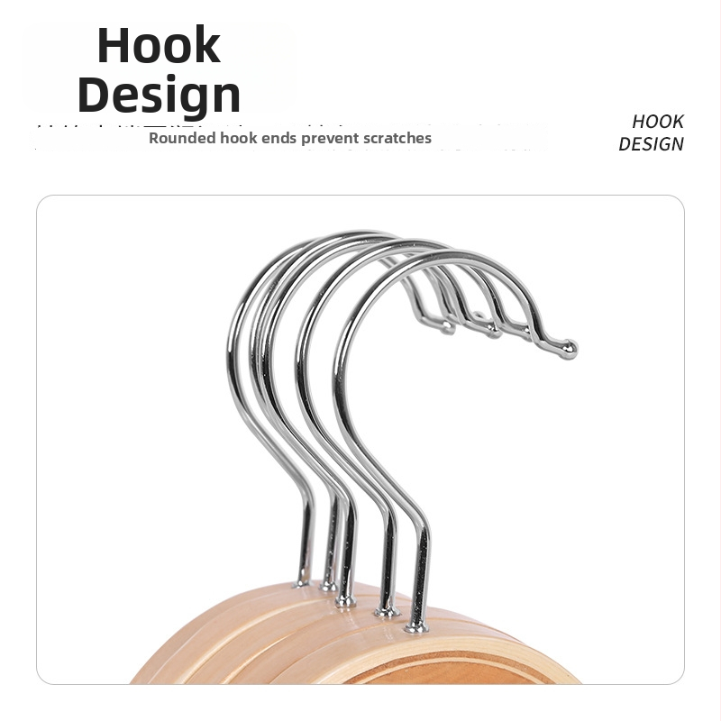 Drevené vešiaky na nohavice s klipsami, moderný minimalistický dizajn (Materiál: Drevo; Značka: Iné; Štýl: Moderná jednoduchosť; Žiadne logo)