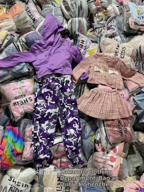 Îmbrăcăminte pentru copii: set tricou și fustă, stil drăguț desen animat, croială lejeră, colecția Primăvara 2024, compoziția principală a țesăturii 91-99%