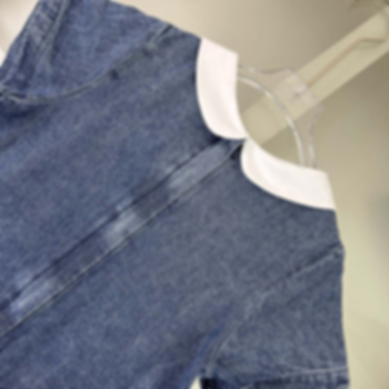 Gyerekeknek szóló pamut rövid ujjú ruha, hercegnő stílus, mintaszám 21571381, 3–8 éveseknek