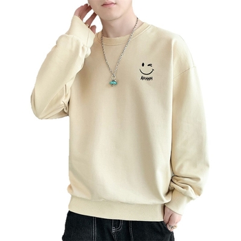 Muški fleece pulover, korejska verzija, dugi rukavi, poliester 96%+, težina 180–250 g