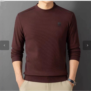 Hanorac bărbătesc din velur fleece, guler rotund, croială lejeră, amestec poliester 77%, pulover casual de iarnă.