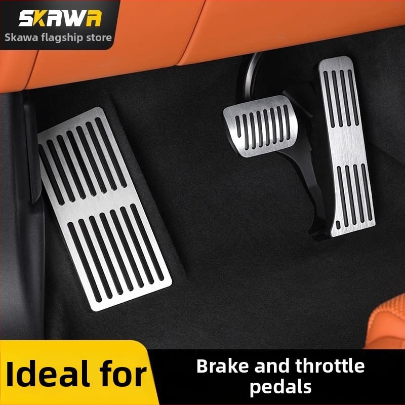 Ideal L7-L9 Mega μεταλλικά πετάλια γκαζιού-φρένου, αντιολισθητικά, από κράμα αλουμινίου, για αυτόματο κιβώτιο (2021–2025)