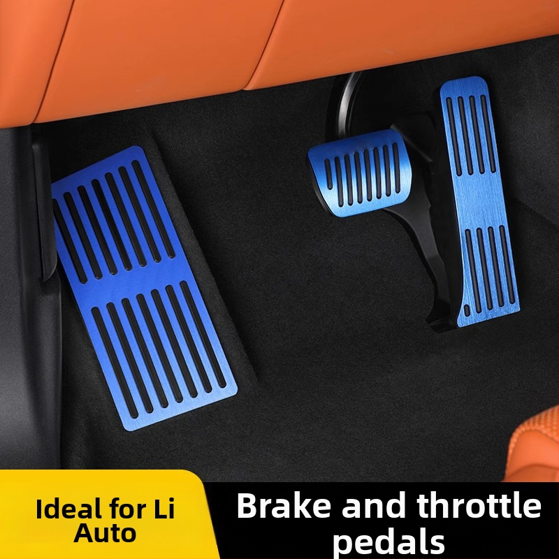 Ideal L7-L9 Mega μεταλλικά πετάλια γκαζιού-φρένου, αντιολισθητικά, από κράμα αλουμινίου, για αυτόματο κιβώτιο (2021–2025)