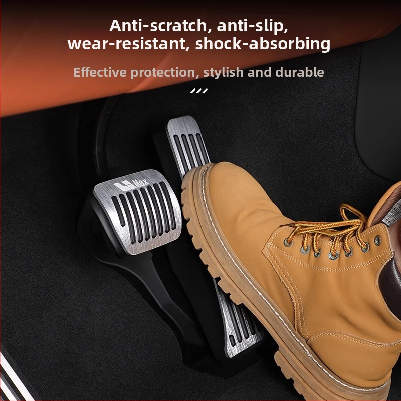 Ideal L7-L9 Mega μεταλλικά πετάλια γκαζιού-φρένου, αντιολισθητικά, από κράμα αλουμινίου, για αυτόματο κιβώτιο (2021–2025)