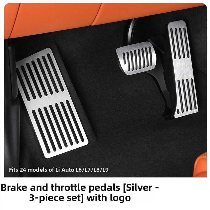 Ideal L7-L9 Mega μεταλλικά πετάλια γκαζιού-φρένου, αντιολισθητικά, από κράμα αλουμινίου, για αυτόματο κιβώτιο (2021–2025)