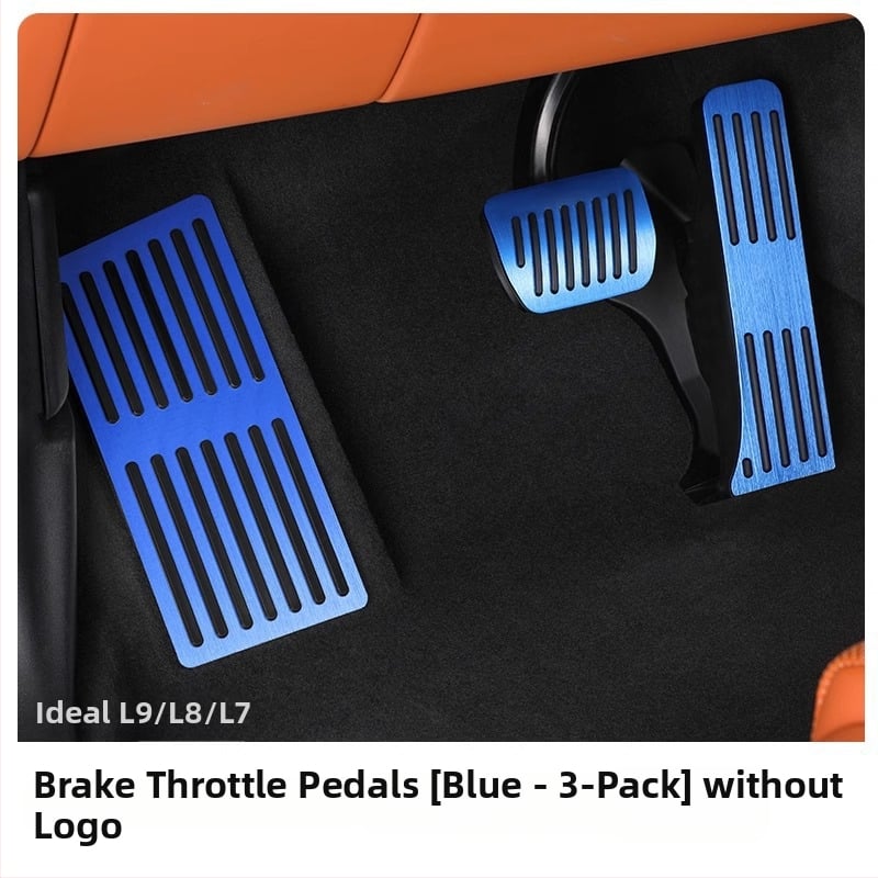 Ideal L7-L9 Mega μεταλλικά πετάλια γκαζιού-φρένου, αντιολισθητικά, από κράμα αλουμινίου, για αυτόματο κιβώτιο (2021–2025)