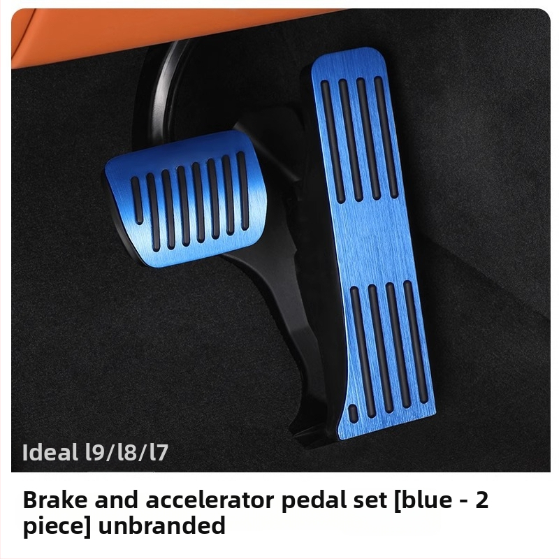 Ideal L7-L9 Mega μεταλλικά πετάλια γκαζιού-φρένου, αντιολισθητικά, από κράμα αλουμινίου, για αυτόματο κιβώτιο (2021–2025)