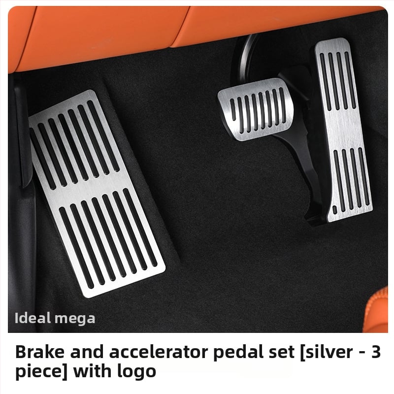 Ideal L7-L9 Mega μεταλλικά πετάλια γκαζιού-φρένου, αντιολισθητικά, από κράμα αλουμινίου, για αυτόματο κιβώτιο (2021–2025)