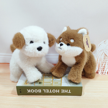 Λούτρινο σκυλάκι Ουέστ Χάιλαντ - κοντή γούνα, γέμισμα PP βαμβάκι, σε θέση καθιστό/ξαπλωτό, κατάλληλο για παιδιά 7–14 ετών