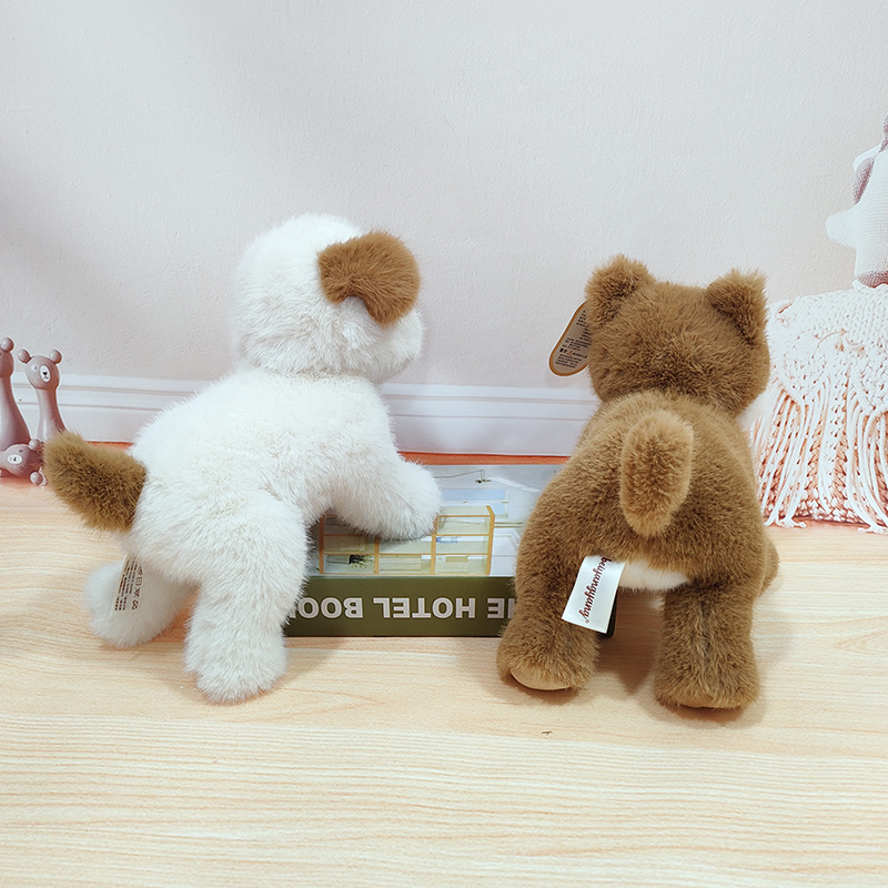 Λούτρινο σκυλάκι Ουέστ Χάιλαντ - κοντή γούνα, γέμισμα PP βαμβάκι, σε θέση καθιστό/ξαπλωτό, κατάλληλο για παιδιά 7–14 ετών