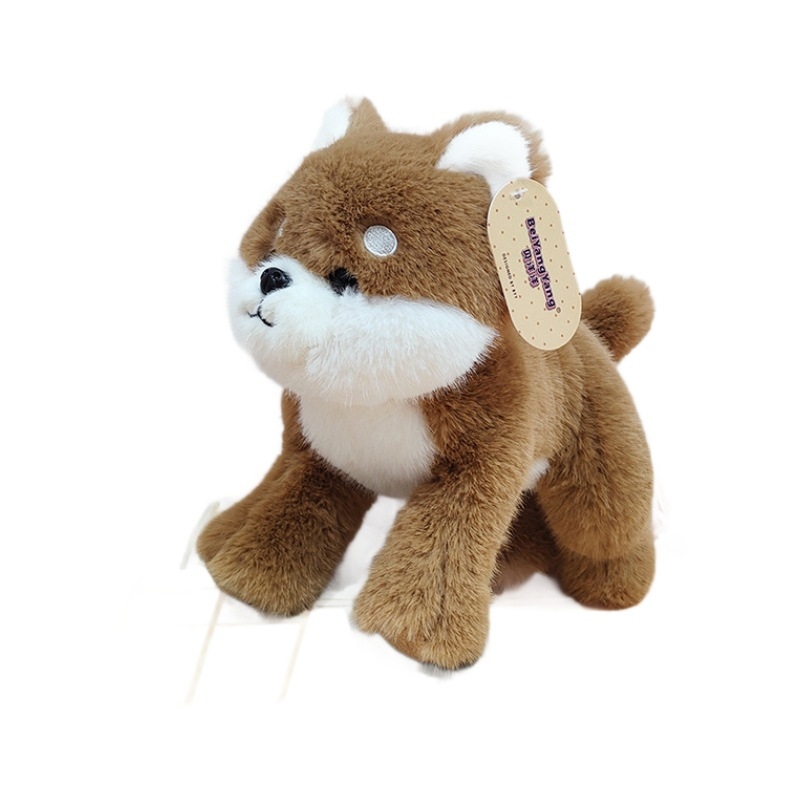 Λούτρινο σκυλάκι Ουέστ Χάιλαντ - κοντή γούνα, γέμισμα PP βαμβάκι, σε θέση καθιστό/ξαπλωτό, κατάλληλο για παιδιά 7–14 ετών