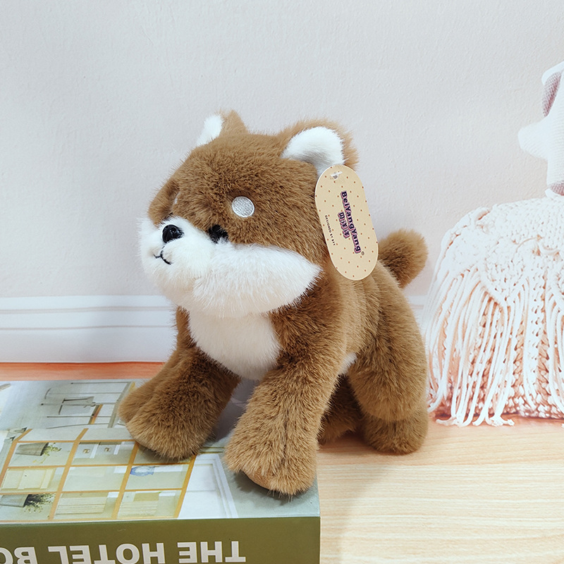 Λούτρινο σκυλάκι Ουέστ Χάιλαντ - κοντή γούνα, γέμισμα PP βαμβάκι, σε θέση καθιστό/ξαπλωτό, κατάλληλο για παιδιά 7–14 ετών