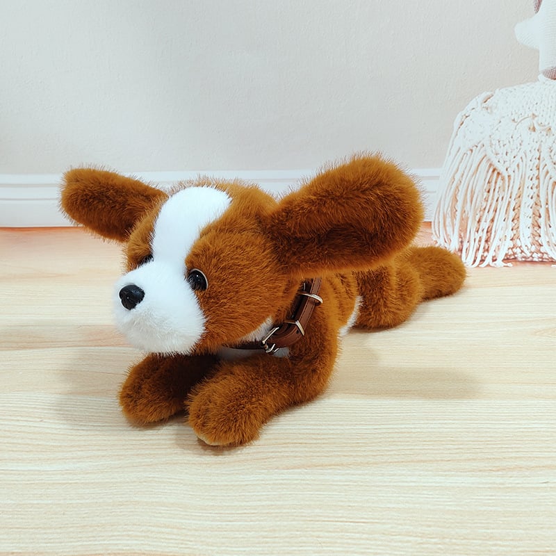 Λούτρινο σκυλάκι Ουέστ Χάιλαντ - κοντή γούνα, γέμισμα PP βαμβάκι, σε θέση καθιστό/ξαπλωτό, κατάλληλο για παιδιά 7–14 ετών