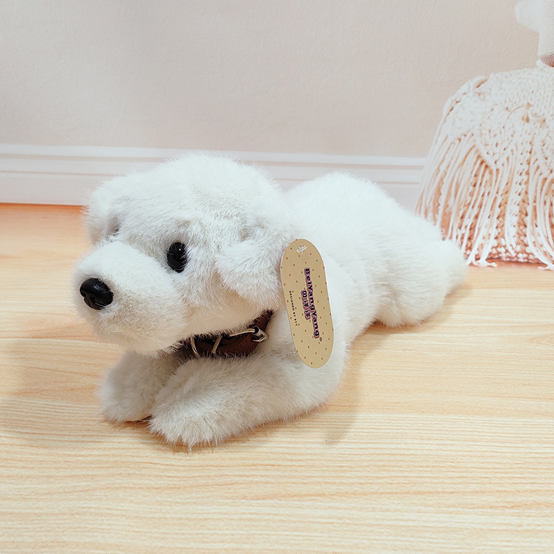 Λούτρινο σκυλάκι Ουέστ Χάιλαντ - κοντή γούνα, γέμισμα PP βαμβάκι, σε θέση καθιστό/ξαπλωτό, κατάλληλο για παιδιά 7–14 ετών