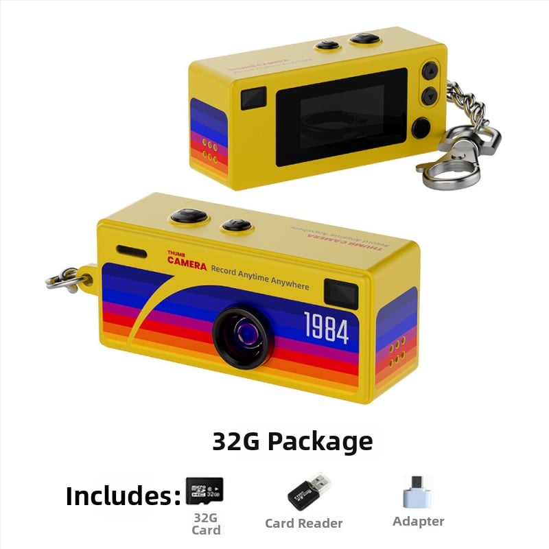 G6 mini kamera gyerekeknek – zsebkamera, TF-kártya, 1-5 MP, 1-3 óra akkumulátor-élettartam, videózás és fényképezés, szűrő