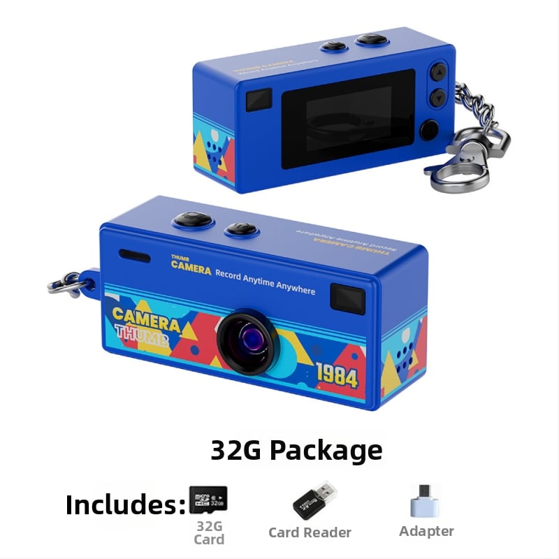 G6 mini kamera gyerekeknek – zsebkamera, TF-kártya, 1-5 MP, 1-3 óra akkumulátor-élettartam, videózás és fényképezés, szűrő