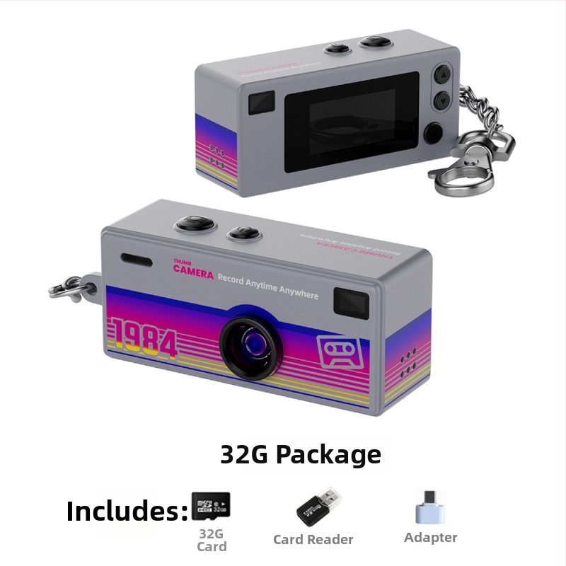 G6 mini kamera gyerekeknek – zsebkamera, TF-kártya, 1-5 MP, 1-3 óra akkumulátor-élettartam, videózás és fényképezés, szűrő