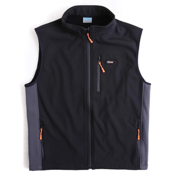 Персонализирана флийс рекламна жилетка за външна търговия, работно облекло – плътна есенно-зимна жилетка с печат на лого