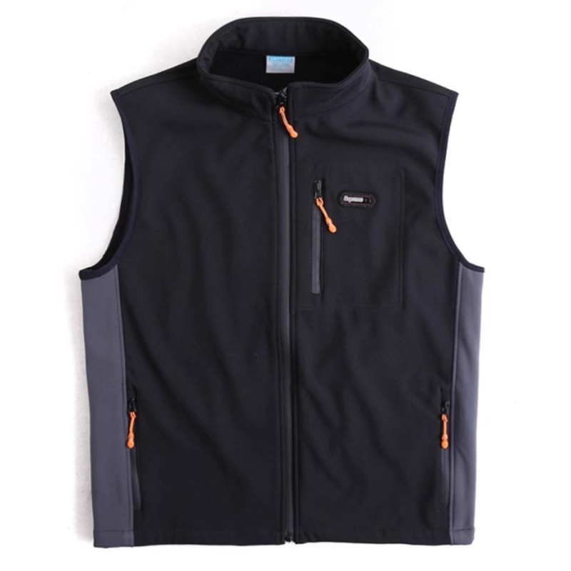 Персонализирана флийс рекламна жилетка за външна търговия, работно облекло – плътна есенно-зимна жилетка с печат на лого