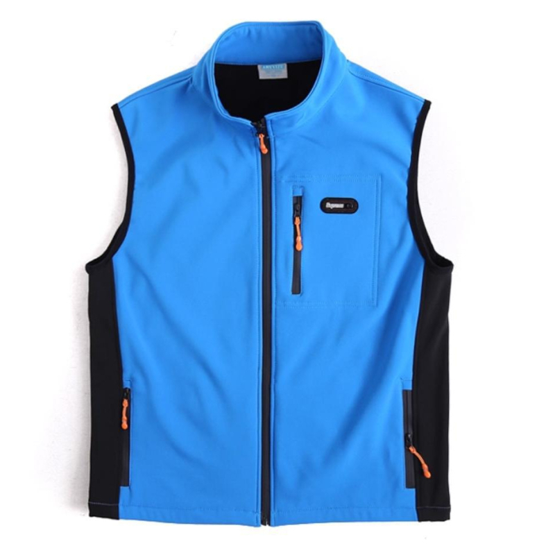 Персонализирана флийс рекламна жилетка за външна търговия, работно облекло – плътна есенно-зимна жилетка с печат на лого