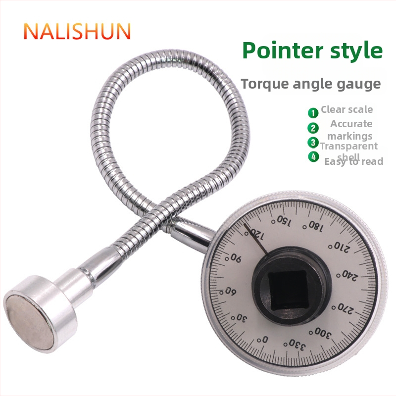 Pointer torque angle gauge - legerētā tērauda, 260 g, kartes montāžas iepakojums, There Shun