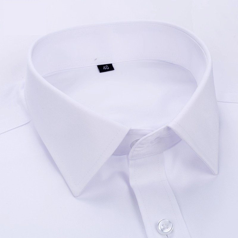 Férfi hosszú ujjú ing, gallér rever, pamut, vasalás nélkül