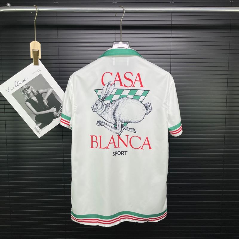 Férfi nyári rövidujjú ing és rövidnadrág szett, blokkos csíkos mintázat, laza szabás, lélegző anyag