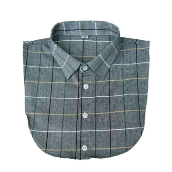 Ανδρικό πουκάμισο με αποσπώμενο μισό γιακά, 100% βαμβάκι, καλοκαίρι 2024