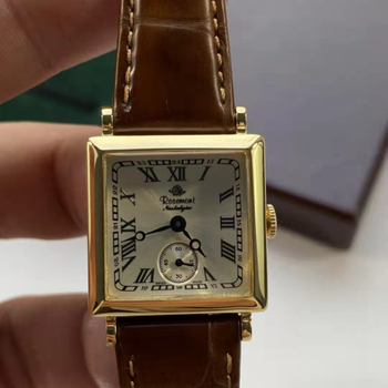 KEDOO Ženski sat s kvarcnim mehanizmom (Japan MIYOTA) - kvadratni brojčanik promjera 23 mm, kućište od nehrđajućeg čelika, narukvica od umjetne kože, vodootpornost 20 m