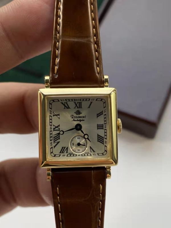 KEDOO Ženski sat s kvarcnim mehanizmom (Japan MIYOTA) - kvadratni brojčanik promjera 23 mm, kućište od nehrđajućeg čelika, narukvica od umjetne kože, vodootpornost 20 m