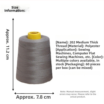 Ață de cusut din poliester Shaohan pentru piele, genți, încălțăminte și haine