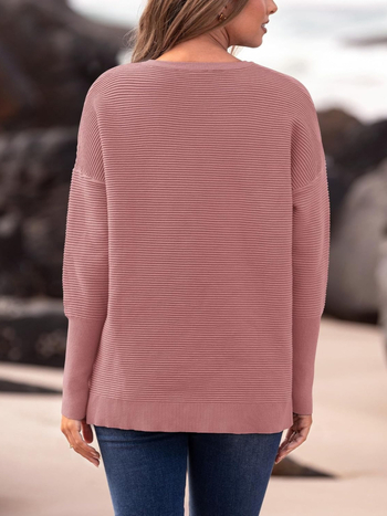 Mesterséges kasmír pulóver, viszkóz-poliészter keverék, egyszínű, slim fit, hosszú ujjú