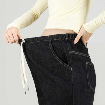 Παντελόνια εγκυμοσύνης με φαρδιά γραμμή, στήριξη κοιλιάς, ελεύθερη εφαρμογή, ύφασμα ψεύτικης γούνας, μεσαίο πάχος, 2025