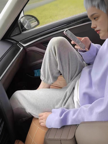 Παντελόνια εγκυμοσύνης φθινοπωρινά-χειμερινά με φλις επένδυση, lantern-styled, άνετη γραμμή, 80–90% βαμβάκι, στήριξη κοιλιάς