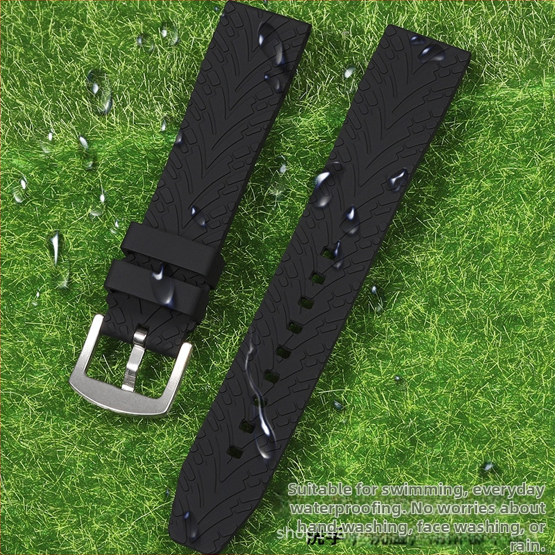 Predĺžený silikónový remienok na hodinky | Značka: Fanu; Materiál: Silikón; Štýl: ľahký luxus; Kategória štýlu: mestská móda