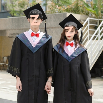 Akadēmiskā absolventu halāta, koledžas stilā, TR audums, PVC galvenais materiāls ≤30%, Āzijas iedvesots, mākslinieciskais vintage, vasara 2020